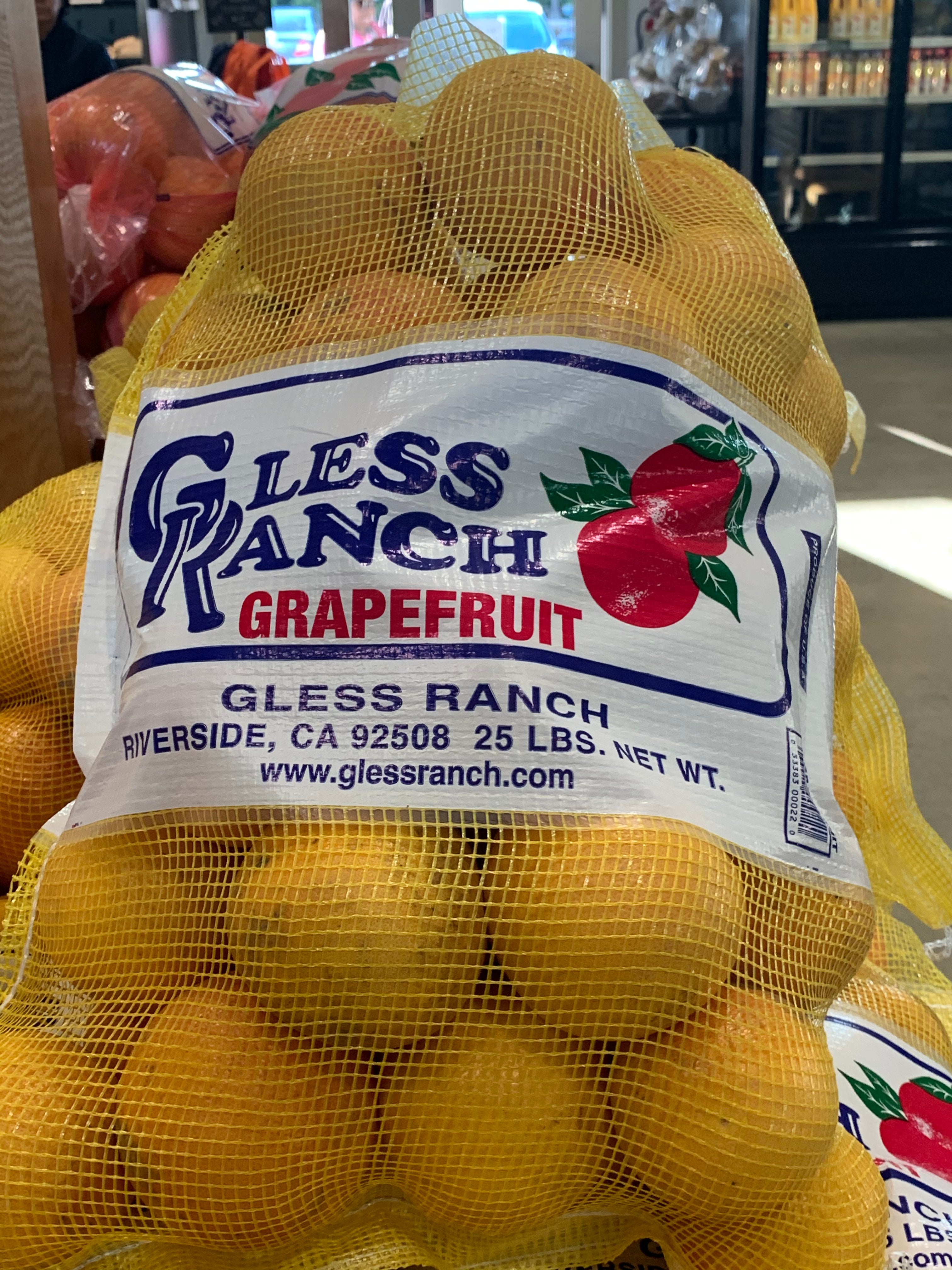 Gless Ranch Grapefruit 25 Lbs | Gless Ranch Curbside